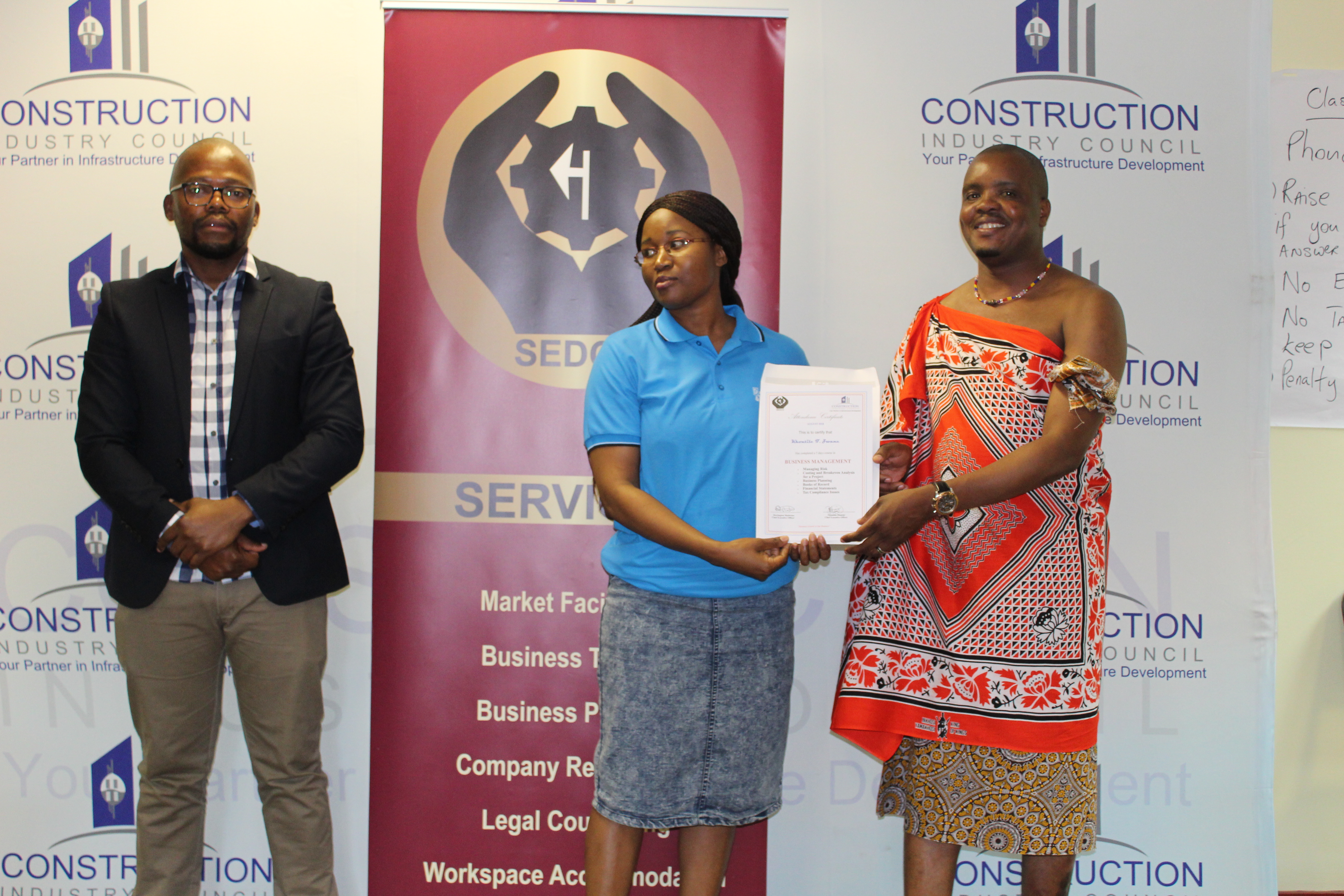 SEDCO CIC Training Book keeping- 2018